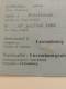 Luxembourg, Carte D'identité 1961 Avec Timbre Taxe 20Fr, Ettelbruck - Impuestos