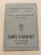 Luxembourg, Carte D'identité 1961 Avec Timbre Taxe 20Fr, Ettelbruck - Strafport