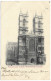 Westminster Abbey West Front London Postmark 1902 - Westminster Abbey