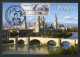 ESPAÑA (2016) Carte Maximum Card ATM EXFILNA / ECC 2016 Zaragoza - Puente De Piedra, Bridge, Basílica Pilar, Rio Ebro - Tarjetas Máxima