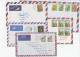 Collection SOUTH AFRICA Air Mail COVERS To GB Various FLOWER Stamps Cover - Collections, Lots & Séries