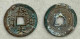 Ancient Annam Coin  Bao Dai Thong Bao Small Flan Lager Characters 1925-1945 - Vietnam