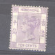 Hong Kong  :  Yv  31  (*)  Filigrane CC - Unused Stamps