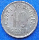ESTONIA - 10 Senti 1991 KM# 22 Kroon Coinage (1991- 2010) - Edelweiss Coins - Estland