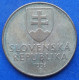 SLOVAKIA - 10 Koruna 1993 KM# 11 Republic (1993-2008) - Edelweiss Coins - Slowakei
