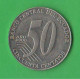 Ecuador 50 Centavos Cinquenta Del 2000 Eloy Alfaro South America Nichel Coin - Equateur