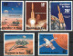 Delcampe - C4744 Space Satellite Astronaut Spacetravel Telecom Planet 2xSet+13xStamp Used Lot#572 ERROR - Collections