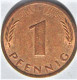 Pièce De Monnaie 1 Pfennig 1991 J - 1 Pfennig