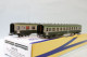 REE Mikadotrain - 2 VOITURES DEV AO A8 + B8 Vert / Gris ép. IV SNCF Réf. NW-279 Neuf NBO N 1/160 - Passenger Trains