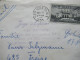 USA 1955  Mit Luftpost Air Mail Nach Valparaiso Chile / Übersee Mit Violettem Stempel Jorge Ampuero Su Cartero - Covers & Documents