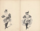 FEMMES AVEC BALANCE BIBLE REPRESENTANT LA JUSTICE? + DANSEUSE GENRE MOULIN ROUGE? PRECURSEURS - Vor 1900