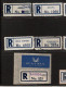 ! 1 Steckkarte Mit 7 R-Zetteln Aus Nigeria, Africa, Einschreibzettel, Reco Label - Nigeria (1961-...)