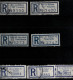 ! 3 Steckkarten Mit 41 R-Zetteln Aus Tansania, Tanzania, Africa, Einschreibzettel, Reco Label - Tanzania (1964-...)
