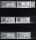 ! 3 Steckkarten Mit 41 R-Zetteln Aus Tansania, Tanzania, Africa, Einschreibzettel, Reco Label - Tansania (1964-...)