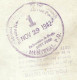 Nov. 29 1942 -  Enveloppe  Affr. FRANCE LIBRE  Y & T N° 269  Censure - Brieven En Documenten
