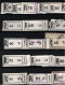 Delcampe - ! 4 Steckkarten Mit 123 R-Zetteln Aus Dem Libanon, Beirut, Beyrouth, Einschreibzettel, Reco Label - Libanon
