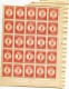 BELGIE AFFICHES FISCALS FULL SHEET OF 25 RR Date De 1886 état Voir Scan (avec Bord Droite Et En Bas) - Timbres