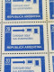 Fragmento Plancha De 15 Estampillas Argentinas Con Complemento – Valor: 20 Pesos - Tema: Difusión De Servicios (Correo) - Blocks & Sheetlets