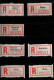 ! 3 Steckkarten Mit 60 R-Zetteln Aus Finnland, Finland, Helsinki, Einschreibzettel, Reco Label - Collections