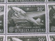 Fragmento Plancha 20 Estampillas Argentinas Con Complementos – Valor: 20 Centavos – Año: 1951 – Sin Usar - Blokken & Velletjes