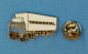 1 PIN'S //  ** TRANSPORTS / TRANSCAL SA / CORMELLES-LE-ROYAL (14) ** - Transports