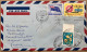 NEW-ZEALAND 1964, COVER USED TO INDIA, 3 DIFF STAMP, FLAG, CABLE, FLOWER, GISBORNE CITY SLOGAN, PLEASE SHOW RETURN ADDRE - Brieven En Documenten