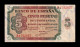 España Spain 5 Pesetas Burgos 1938 Pick 110 Serie B Mbc+/Ebc Vf+/Xf - 5 Pesetas