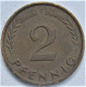 Pièce De Monnaie 2 Pfennig 1958 F - 2 Pfennig