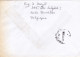 RED KITE BIRD, STAMP ON COVER, 2010, BELGIUM - Storia Postale