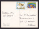 Greece: Picture Postcard To Netherlands, 2000s, 2 Stamps, Firefighter Airplane, Fire, Rainbow, Thassos (traces Of Use) - Storia Postale