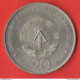 Germania DDR 20 Mark Germany 1971 Birth H. Mann Nickel Coin - Andere & Zonder Classificatie