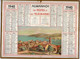 CALENDRIER GF 1940 - Le Port De Collioure, Dessin De K. V. Rinaldi, Imprimeur Oller Puteaux - Grand Format : 1921-40