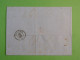 BX10 FRANCE  BELLE LETTRE AMBULANT  1856 BORDEAUX  A MONTAUBAN VIA TOULOUSE  +AFF. INTERESSANT +++ + - 1853-1860 Napoleone III