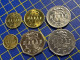 MACAU FIRST ISSUE COINS COLLECTION OF 1993/10A+20A+50A; 1992/1P+5P; & 1998/2P, ALL ALMOST UNC - Macau