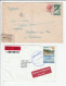 1951  Reg & 2008 Express Label COVERS ARGENTINA To GB Stamps Cover - Verzamelingen & Reeksen