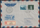 1948, Air France, Erstflug, Vaduz-Port De France, Zuleitungspost - Air Post