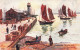ROYAUME UNI - Scarborough - The Fish Pier  - Colorisé - Carte Postale Ancienne - Scarborough