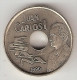 Spain  25 Pesetas  1990    Km 851  Unc - 25 Pesetas