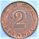 Pièce De Monnaie 2 Pfennig 1979 G - 2 Pfennig