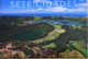 Sete Cidades Sao Miguel Island Azores Portugal Souvenir Fridge Magnet, From Azores - Toerisme