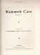 !  USA, Mammoth Cave, Kentucky, Höhle, Louisville + Nashville Railroad, 32 Pages,  19 X 13,5 Cm - Reiseprospekte