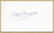 Godfrey Hounsfield (1919-2004) - British Electrical Engineer - X-ray - Signed Card - Nobel Prize - Inventeurs & Scientifiques