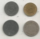 Monnaie, ALLEMAGNE, 1876-1921-1938-1940, LOT DE 4 MONNAIES - Other & Unclassified