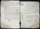 DOCUMENT NOTARIAL 1822 RIOM ISSOIRE PUY DE DOME / 16 PAGES - Manuscrits