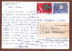 (RECTO / VERSO) HOSPENTAL EN 1966 - GEGEN DIE OBERALP - BEAUX TIMBRES ET CACHET - CPSM GF - Hospental