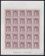 ALLEMAGNE / HAMBURG - Mi.20 1978 NEUDRUCK (Nordposta 78) - Sheet Of 25 - Nr.13131 - Hamburg