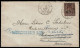 1895 ENVELOPE FRENCH P.O IN CHINA SHANGHAI To GERMANY, REDIRECTED - CUSTOMS CDS DEPARTURE - VERY RARE - Cartas & Documentos
