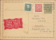 Czechoslovakia Uprated Postal Stationery Ganzsache Künstleragentur ERNST POLLAK Vignettes PRAHA Prag 1934 BUDAPEST - Postcards