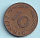 Germany  - 1971 - 10 Pfennig. F. - KM108 - 10 Pfennig