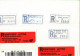 Delcampe - ! Schöne Sammlung Im Album Von 100 R-Zetteln Aus Südafrika, South Africa, Einschreibzettel, Recozettel - Autres & Non Classés